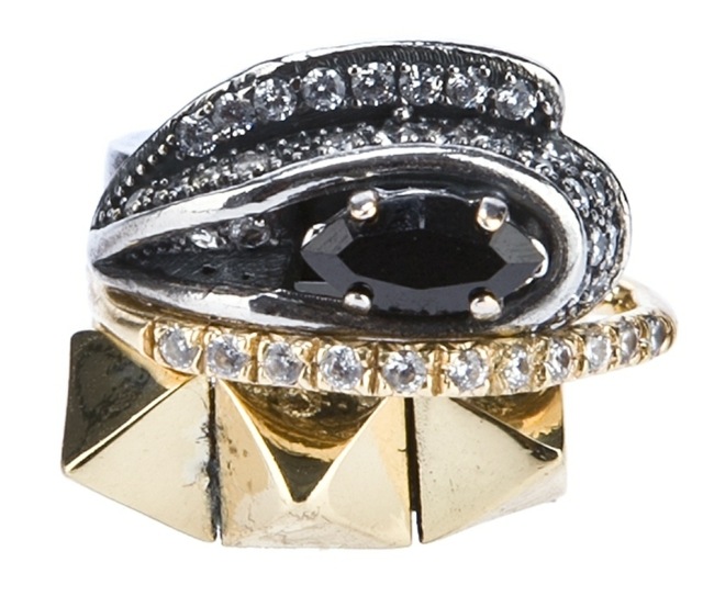 Trender för kvinnor smycken 2014 svart zirkonium
