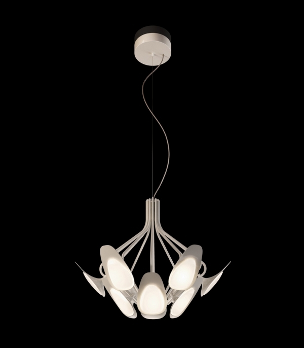 Idéer med ljusdesign designerlampor ljuskrona vit