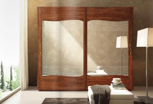 klassisk trä garderob spegel sovrum ST TROPEZ stilema