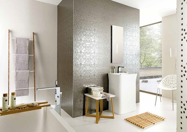 Design-badrum-idéer-vägg-design-kakel-metallic