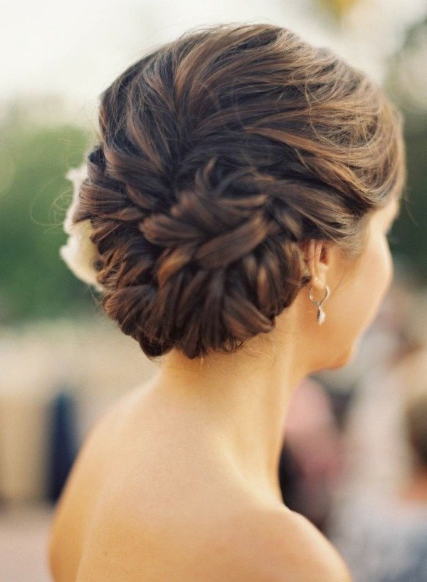 Updos modern bal-party praktiska idéer-långt hår fläta