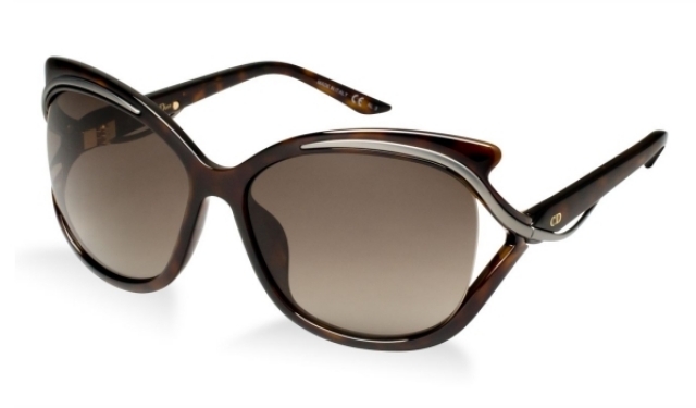 Dior-chic-solglasögon-svart-ram