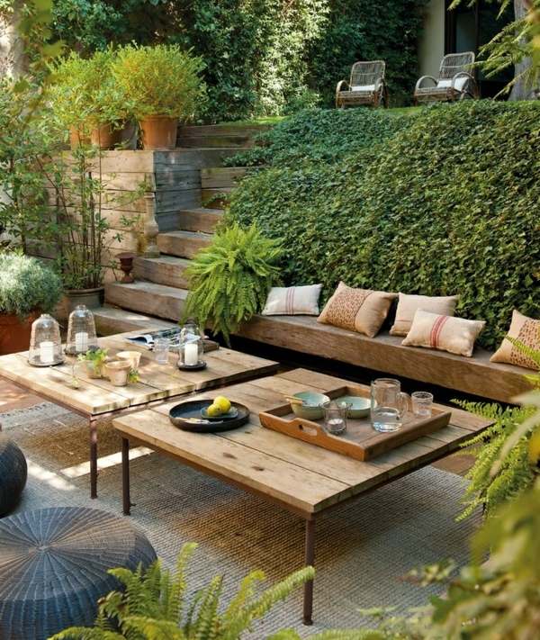 Bygg ditt eget trädgårdsbord