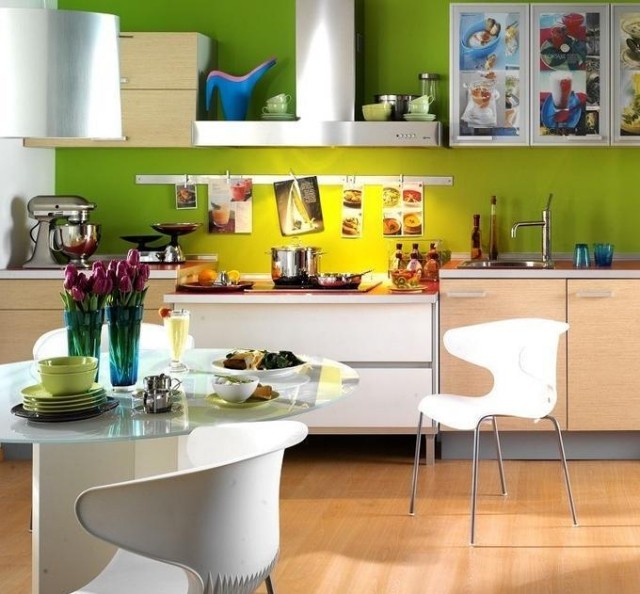 kök-vägg-färg-grönt-modulärt kök-ikea
