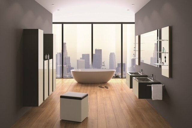 badrumsmöbler-geometrisk-grå-väggfärg