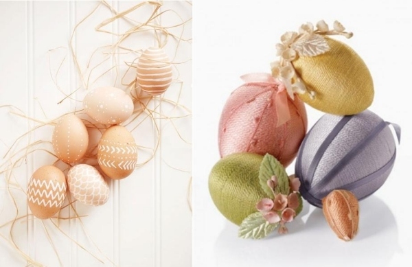dekorera-idéer blåst-påsk-ägg-dekorera-wrap
