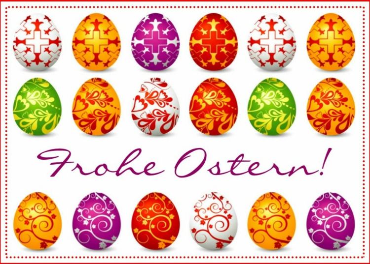 gratis påskkort gratulationskort idé skriva ut vänner familj påskägg