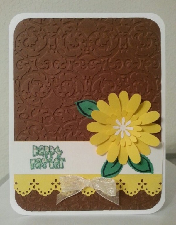 Pappersblommakort brun-påsk-2014 tinkeridéer