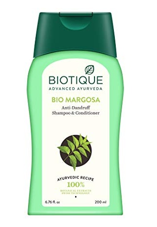 Biotique Bio Neem Margosa Hilseenshampoo ja hoitoaine