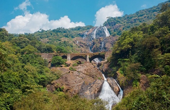 vesiputouksia Goassa