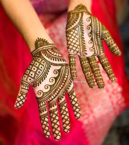 Arabialainen Mehendi -muotoilu