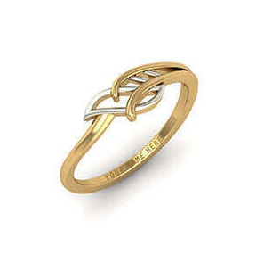 Απλός σχεδιασμός από χρυσό δαχτυλίδι χωρίς πέτρα