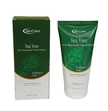 BIOCARE GEM BLUE Bio Care Anti Bacterial Tea Tree Face Wash with Extmeric Extract