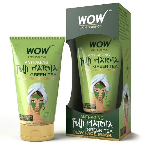 Μάσκα προσώπου WOW Anti-Aging Fuji Matcha Green Tea Clay