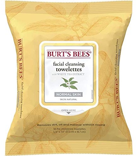 Burt's Bees Sensitive kasvojenpuhdistusliinat