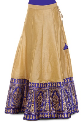 Παραδοσιακές μεταξωτές μακριές φούστες ινδικό στυλ