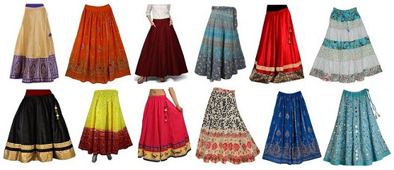 Ινδικά σχέδια φούστες