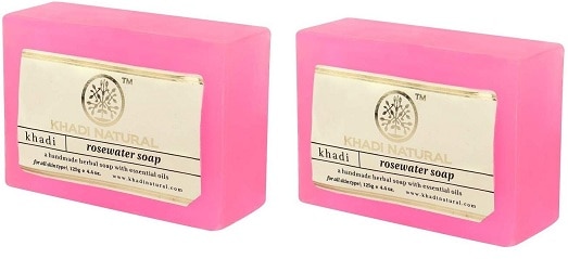 Σαπούνι από ροδόνερο Khadi Naturals για λιπαρό δέρμα