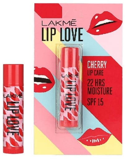Lakme Lip Love Chapstick Cherry balm lip