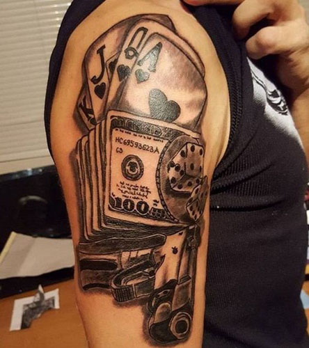 Kauniita rahaa tatuointimalleja 4