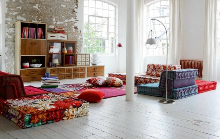 vardagsrumsmöbler levande vägg gips vägg design klädsel lounge