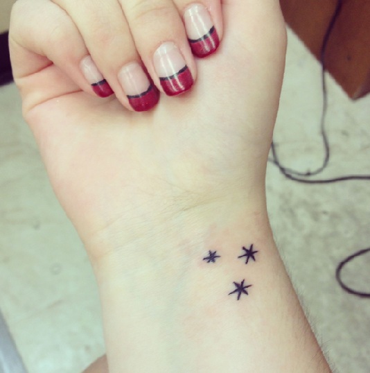 3 αστέρια τατουάζ Χάρι Πότερ