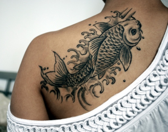 Vesi Koi Fish Tatuoinnit