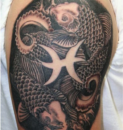 Koi Kalat Symbol Tattoo