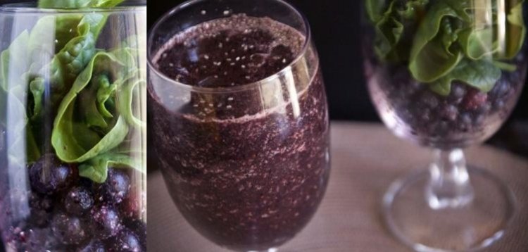 detox-recept-smoothie-blåbär-spenat-chia-frön