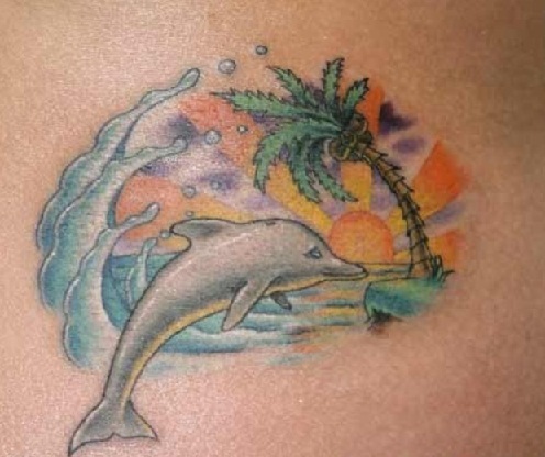 σχέδια τατουάζ δελφινιών 1