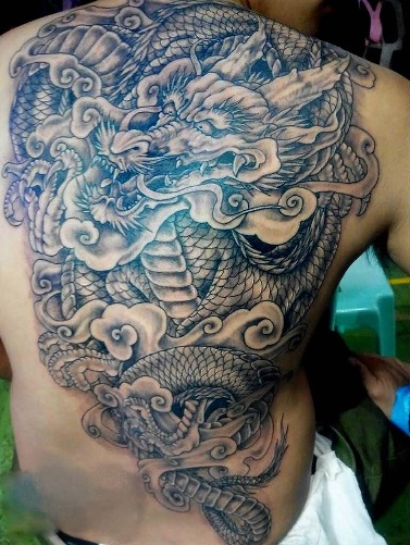 Aasian lohikäärmeen tatuointimallit