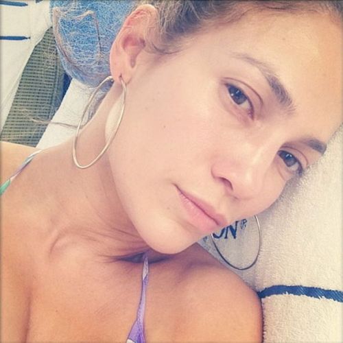 Jennifer Lopez ilman meikkiä 12