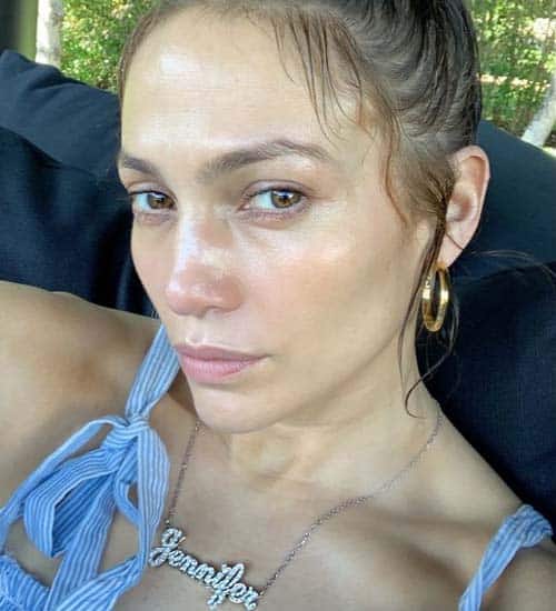 Jennifer Lopez ilman meikkiä 14