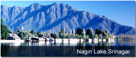 Λίμνη Nagin όμορφα μέρη στο srinagar