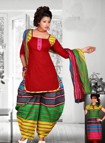 Block Print Pathani Salwar -puku