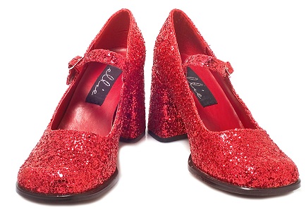 Red Glitter Party Φορέστε Παπούτσια για Γυναίκες
