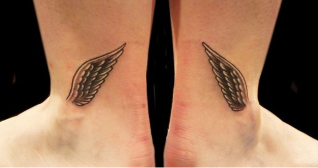 Τατουάζ Ankle Wings