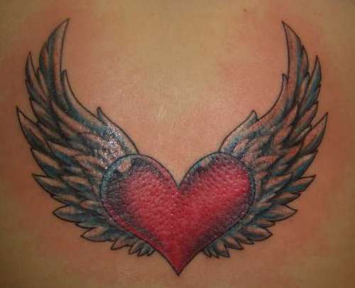 Τατουάζ Heart Wings