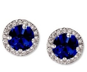 Diamond Round Stud Earrings Jewellery