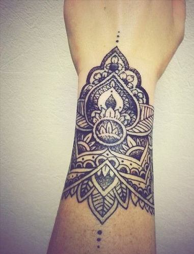 Mandala Tattoo For Wrist