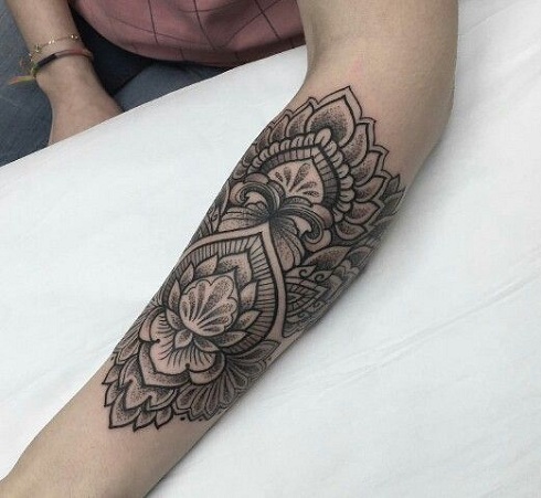 Mandala Arm erityiset tatuointimallit