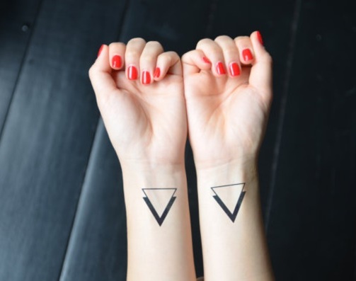 Geometric Shape Minimalist Tattoo Design - Minimalist Tattoos