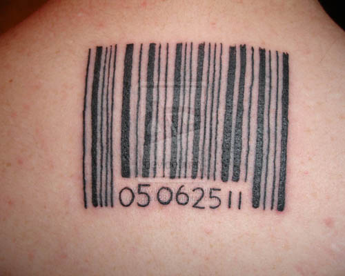 Τατουάζ ISBN Barcode