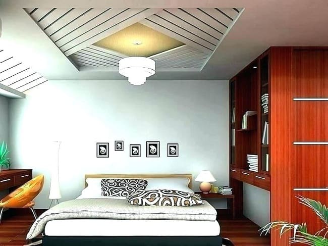 Σύγχρονα ψεύτικα σχέδια οροφής για υπνοδωμάτια