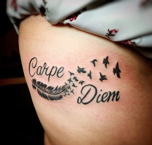 Parhaat Carpe Diem -tatuointimallit 3
