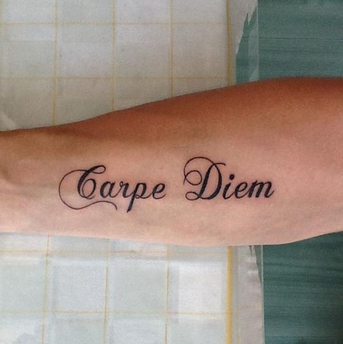 Parhaat Carpe Diem -tatuointimallit 8