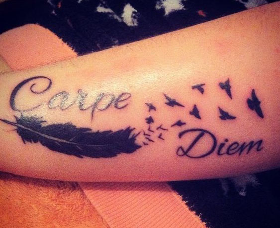 Parhaat Carpe Diem -tatuointimallit 9
