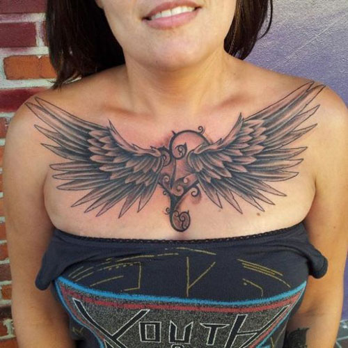 Καλύτερα σχέδια τατουάζ στο στήθος 9