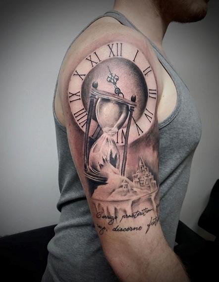 Σχέδιο τατουάζ Burning Time