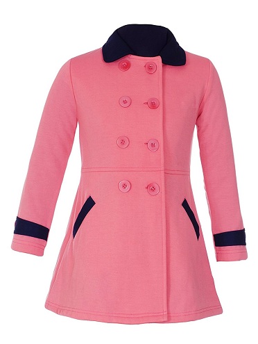 Vaaleanpunainen fleece -takki